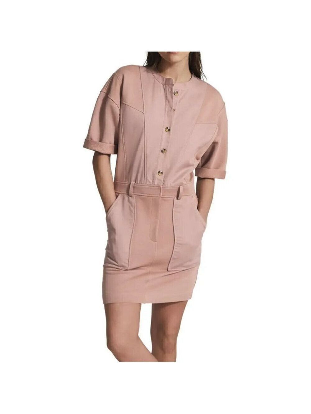 Reiss BNWOT womens "emlyn" sweatshirt dress panel detail